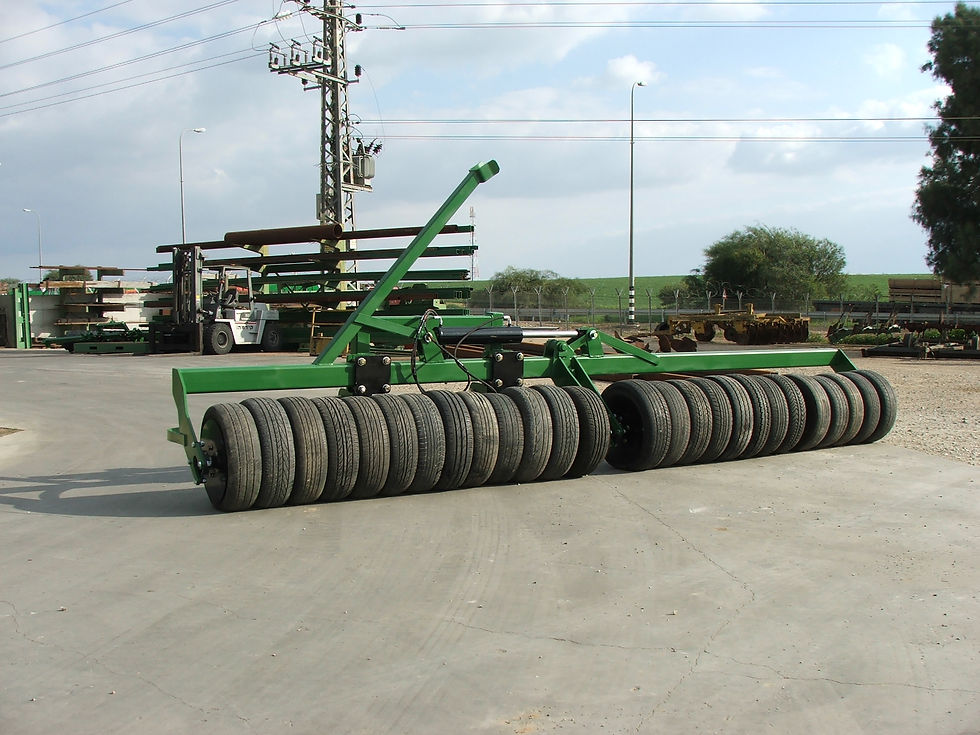 מעגלת צמיגים 6 מטר קיפול 1 צד