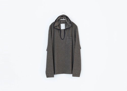 トップス BLACK BIRD 25aw Hooded Skipper Cutsewn BLACKBIRD / hooded skipper long sleeve cutsewn - narrow - | whitealbum