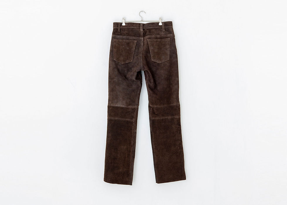 サムネイル： BLACKBIRD /straight leather pant