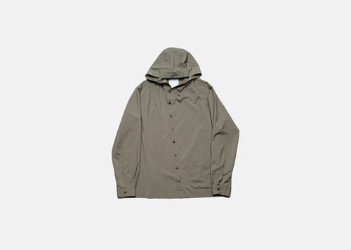 BLACKBIRD / hooded slant shirt | whitealbum