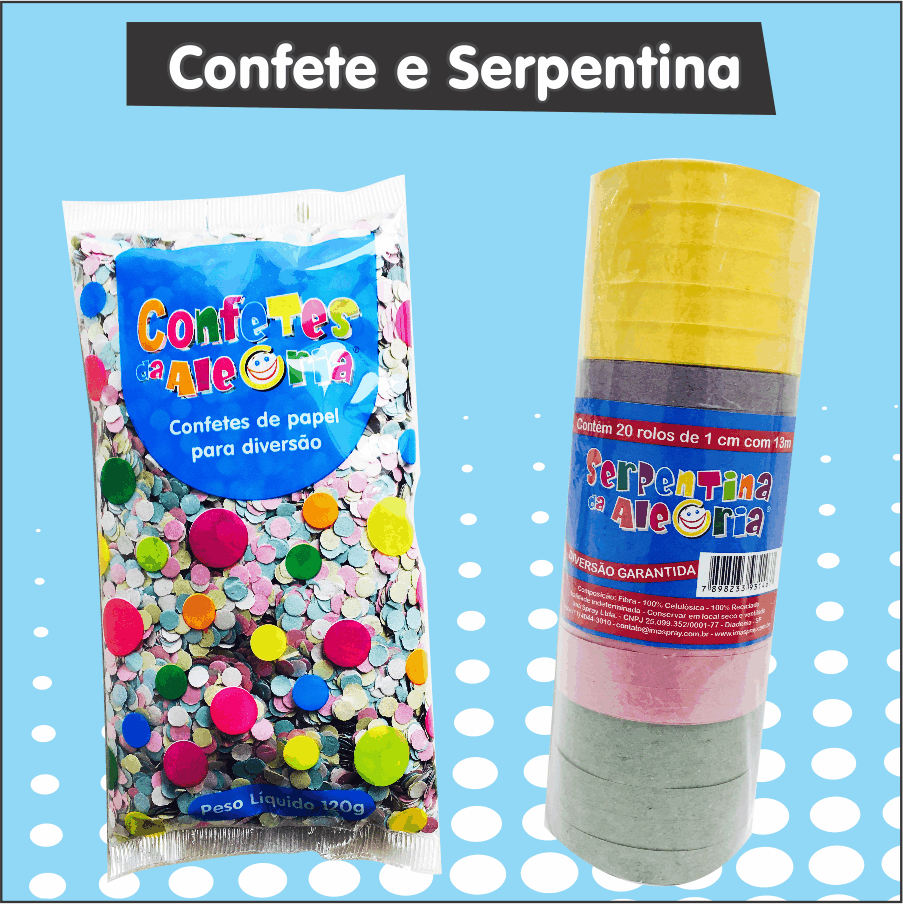 Confete e Serpentina de Papel