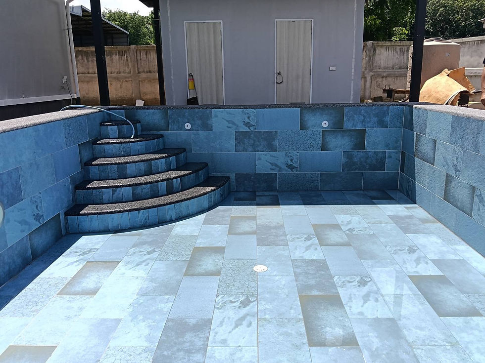 Our First Pool with 30 × 60 cm Tiles: Trying Something Different