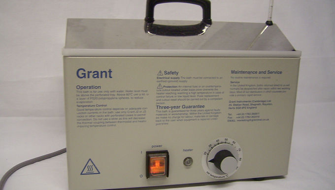 Grant JB1 Unstirred Waterbath including a S/S gabled lid.