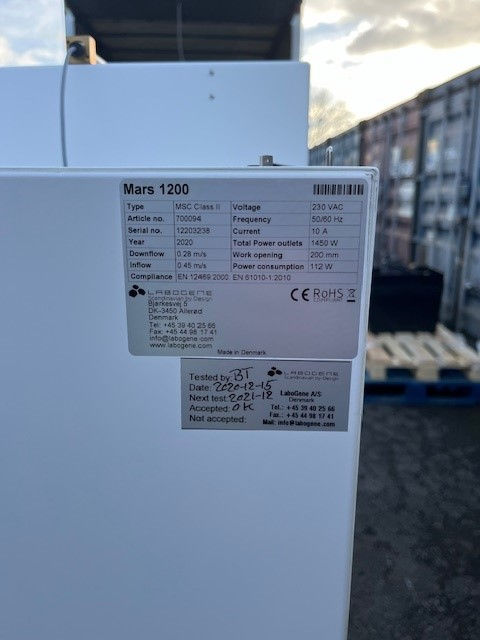 Thumbnail: ScanLaf/Labogene MARS 1200 Class II Cabinet, YOM 2022