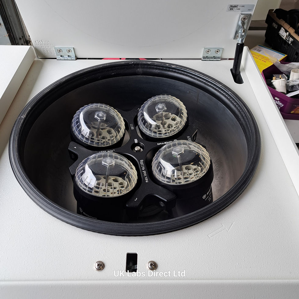 Thumbnail: Sigma 3-16KL Refrigerated Centrifuge with a 4-Place Swing-Out Rotor