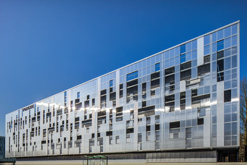 Bureaux Poincaré – longue façade en perspective
