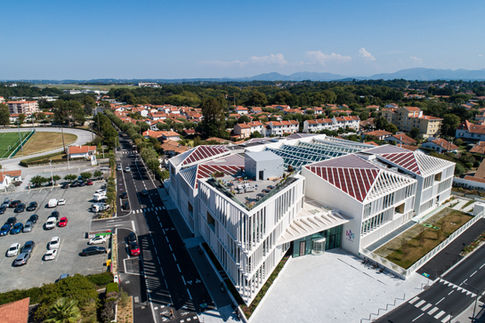 Toiture du Connecteur photographiée par drone.
