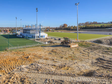 Travaux plaine de jeu
