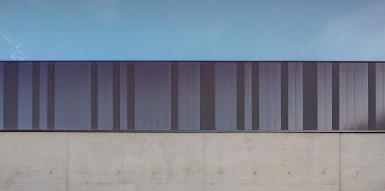 CREPS Talence – façade latérale filtrante en lumière naturelle