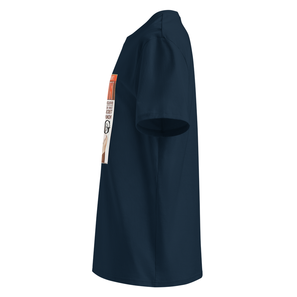 Thumbnail: 3 Godie Jet Beauty of the week Unisex organic ribbed neck t-shirt