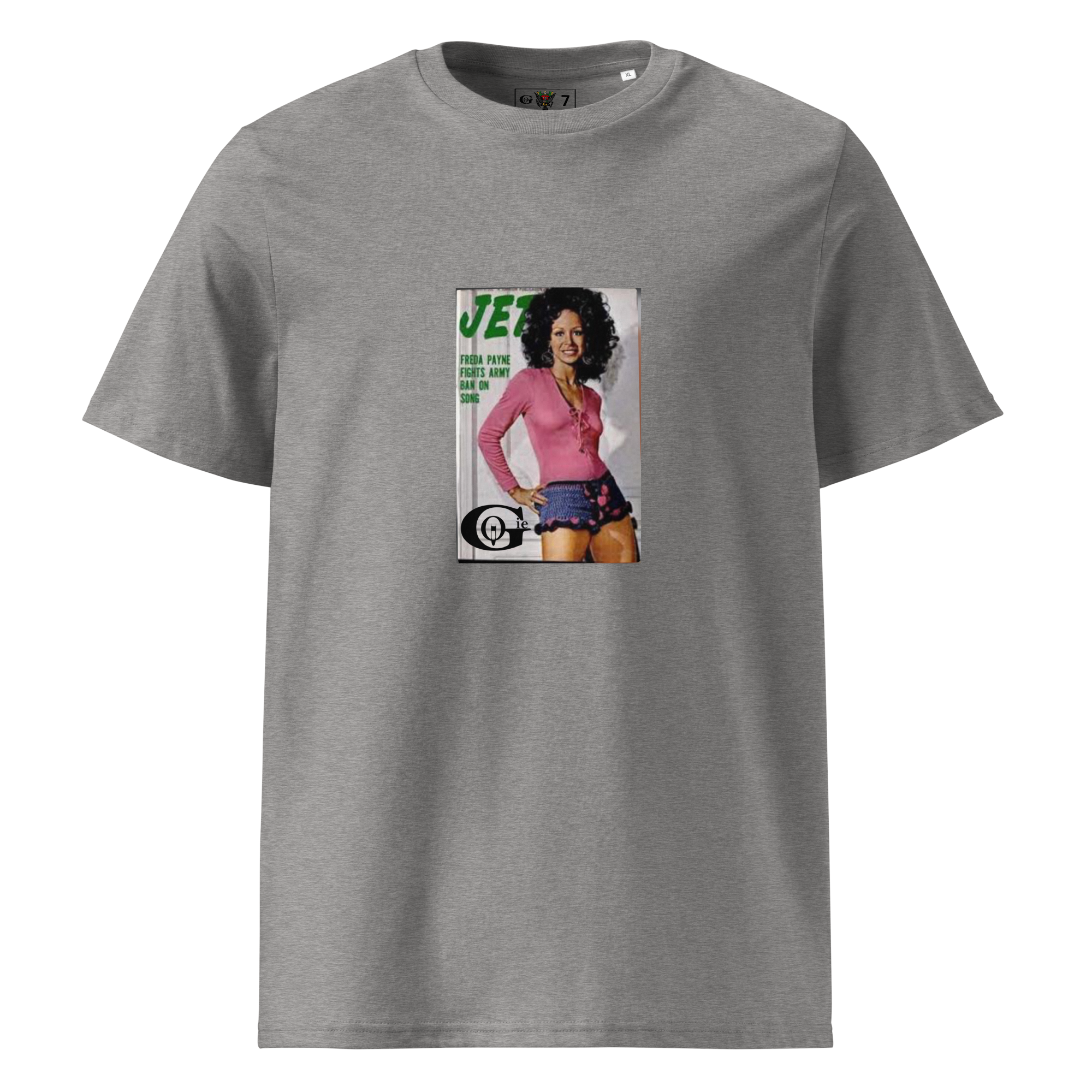 4 Godie Jet beauty of the week Unisex organic ribbed neck t-shirt