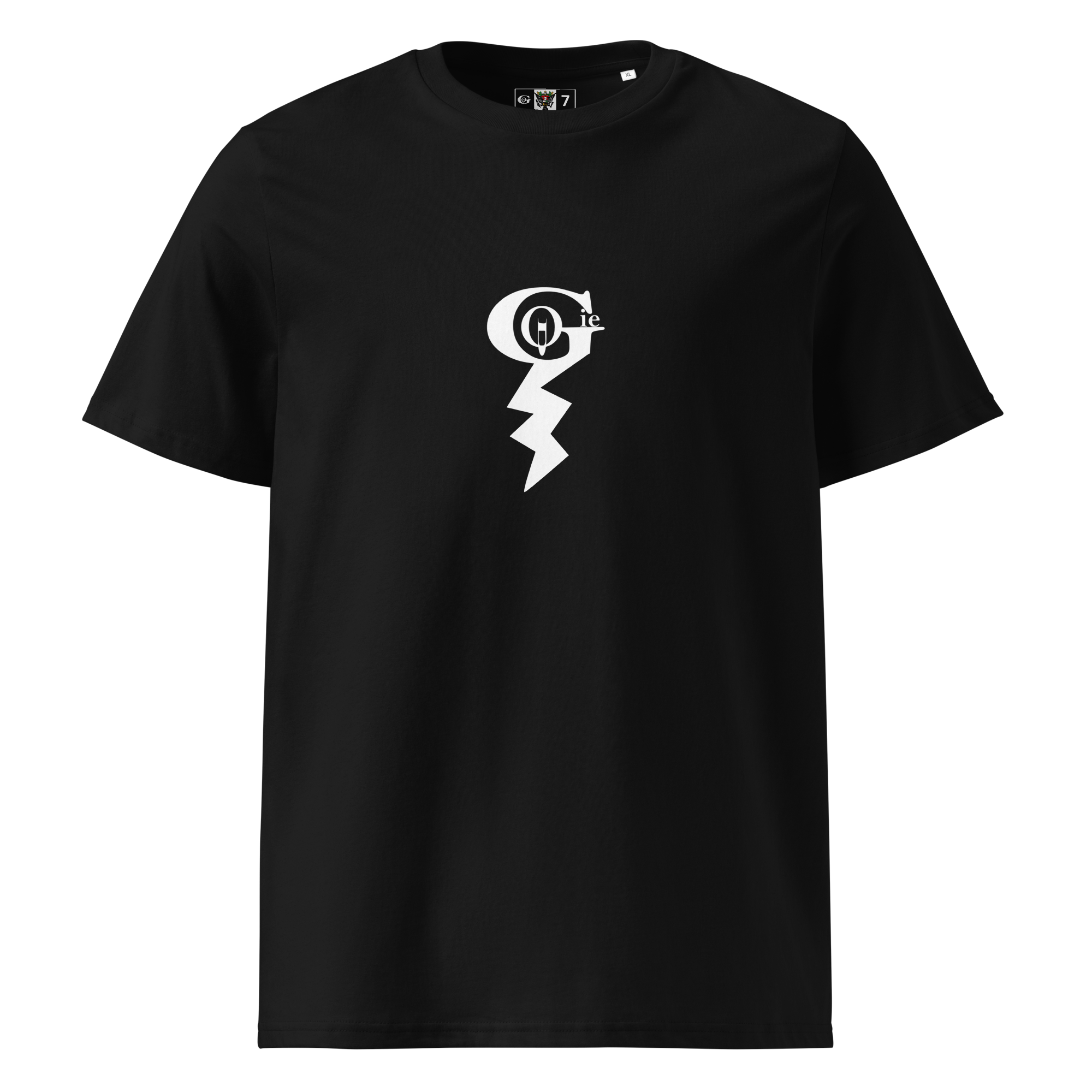 Godie zap Unisex organic ribbed neck t-shirt