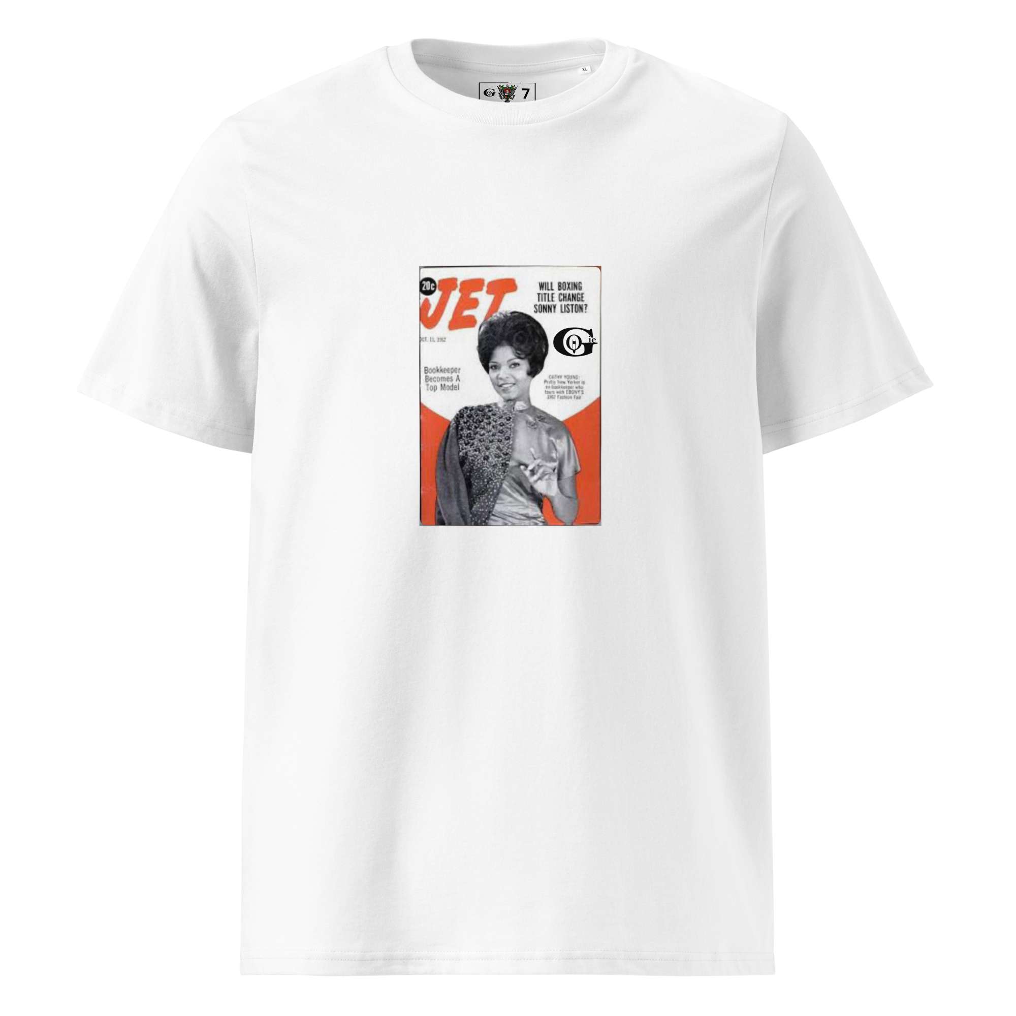 5 Godie Jet beauty of the Week Unisex organic ribbed neck t-shirt