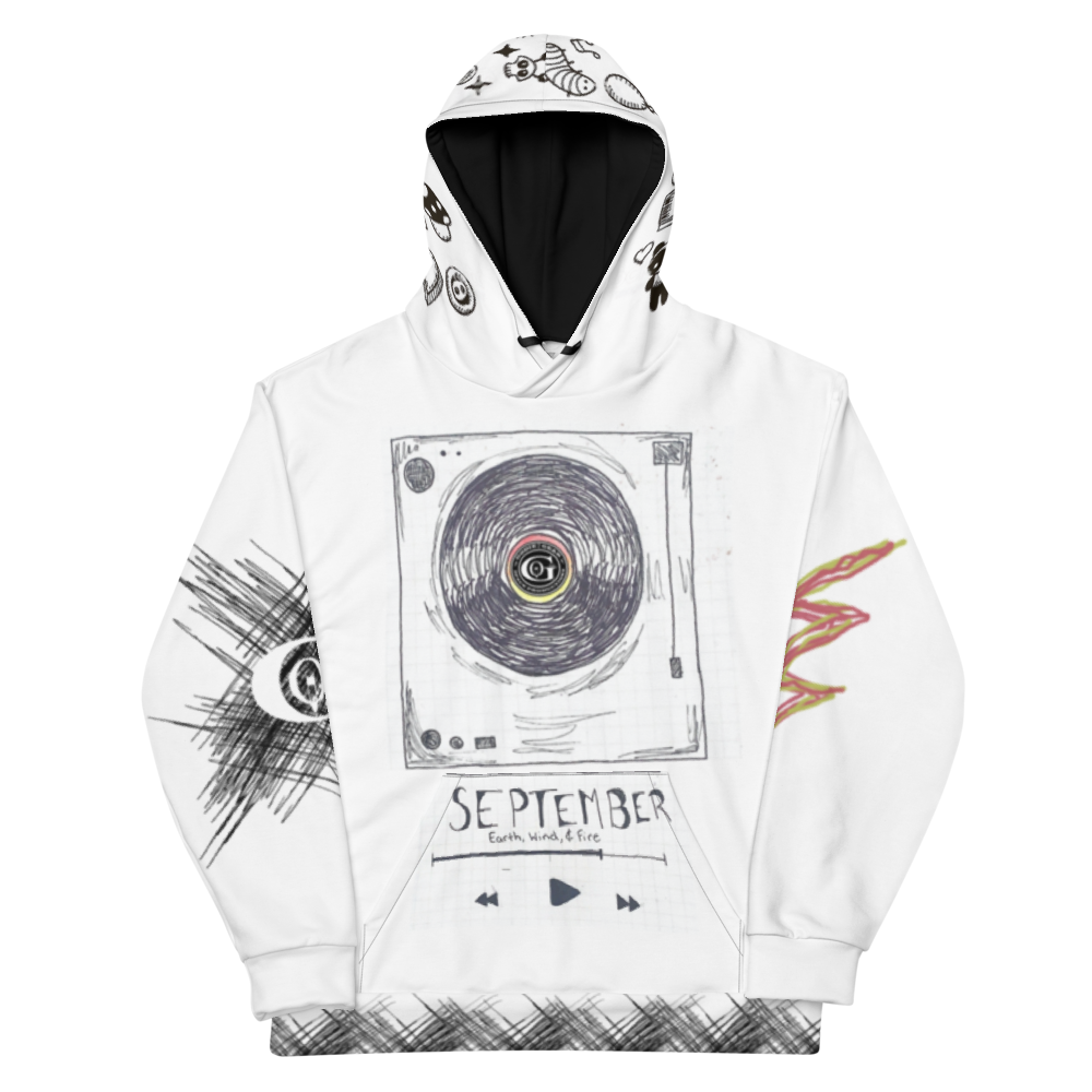 Godie Scribble Unisex Hoodie AX Design