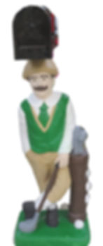 Golfer Mailbox