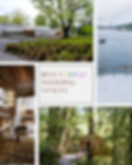 treehouse cottage in the forest with overlaying rainbow text saying "Best LGBTQ+ Wedding Venues"