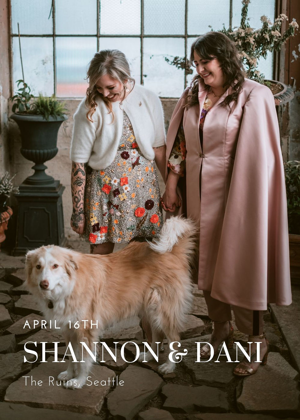 Queer Wedding at The Ruins with pets