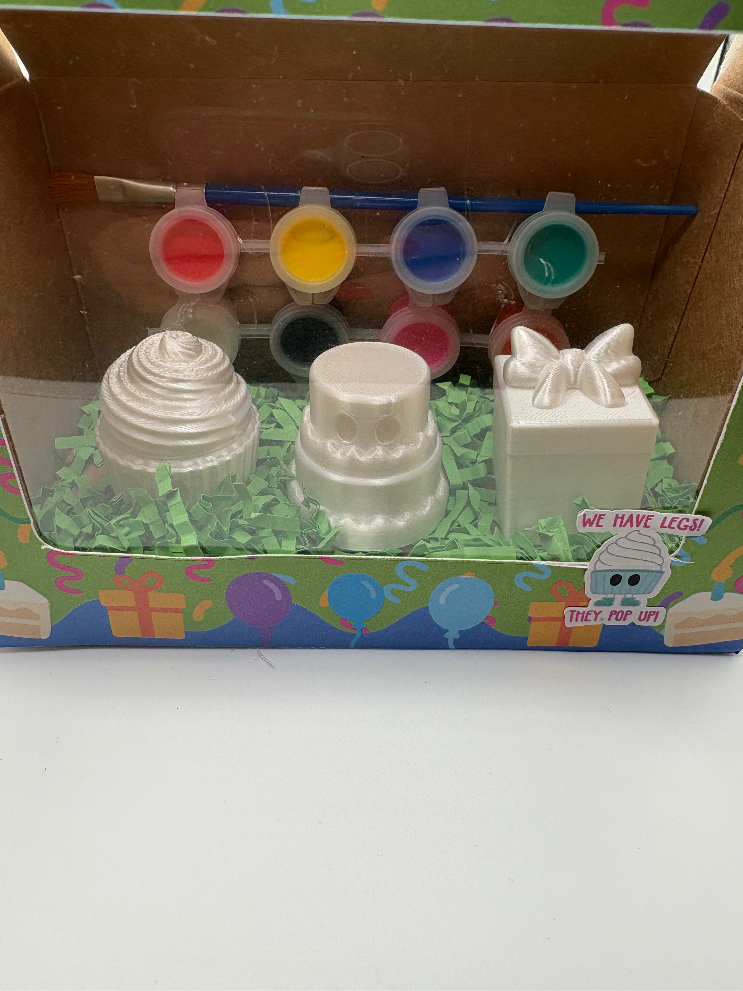 3D Birthday Cakes toPaint