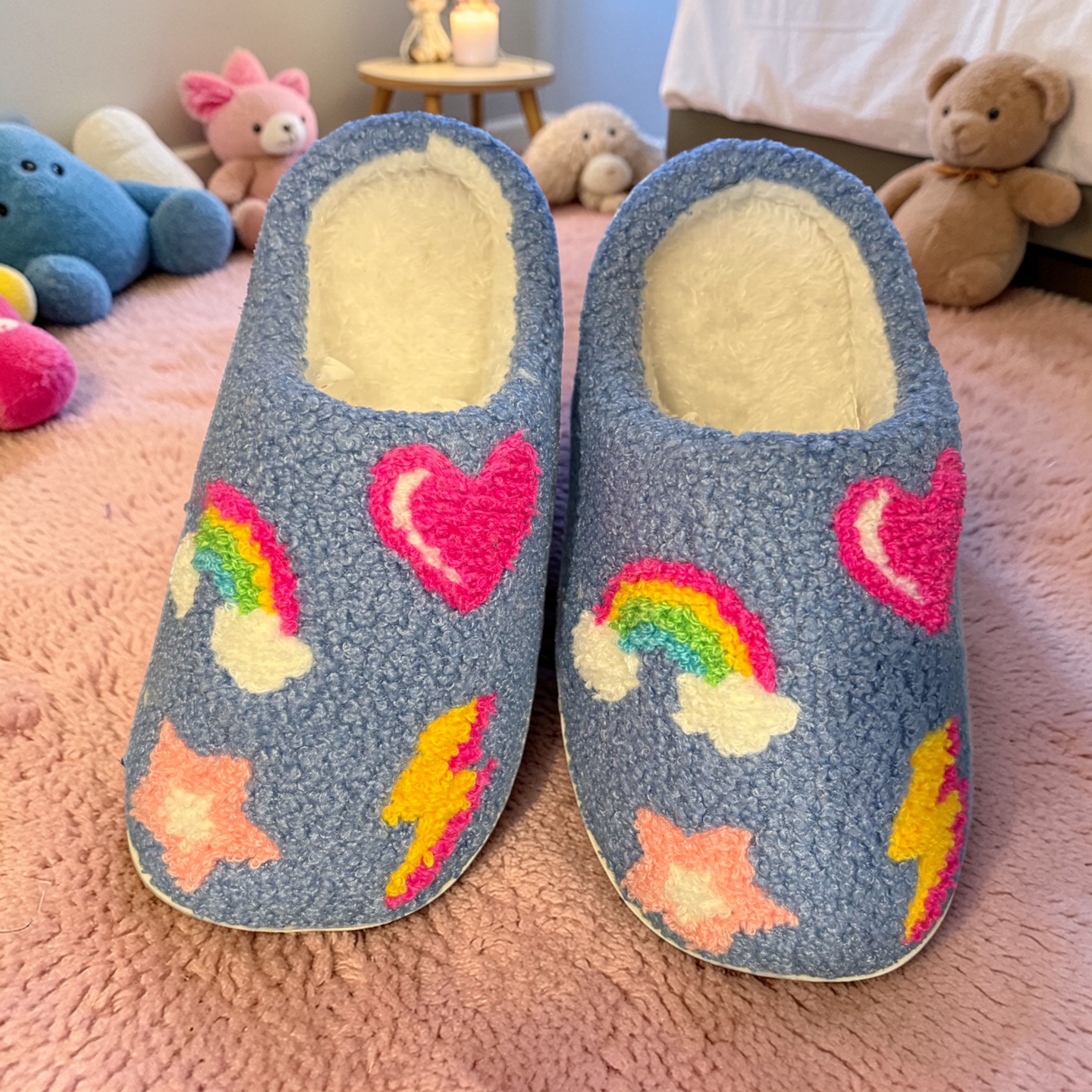 Slippers Denim Rainbow