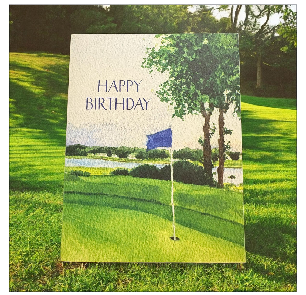 Card Birthday Golf Tee