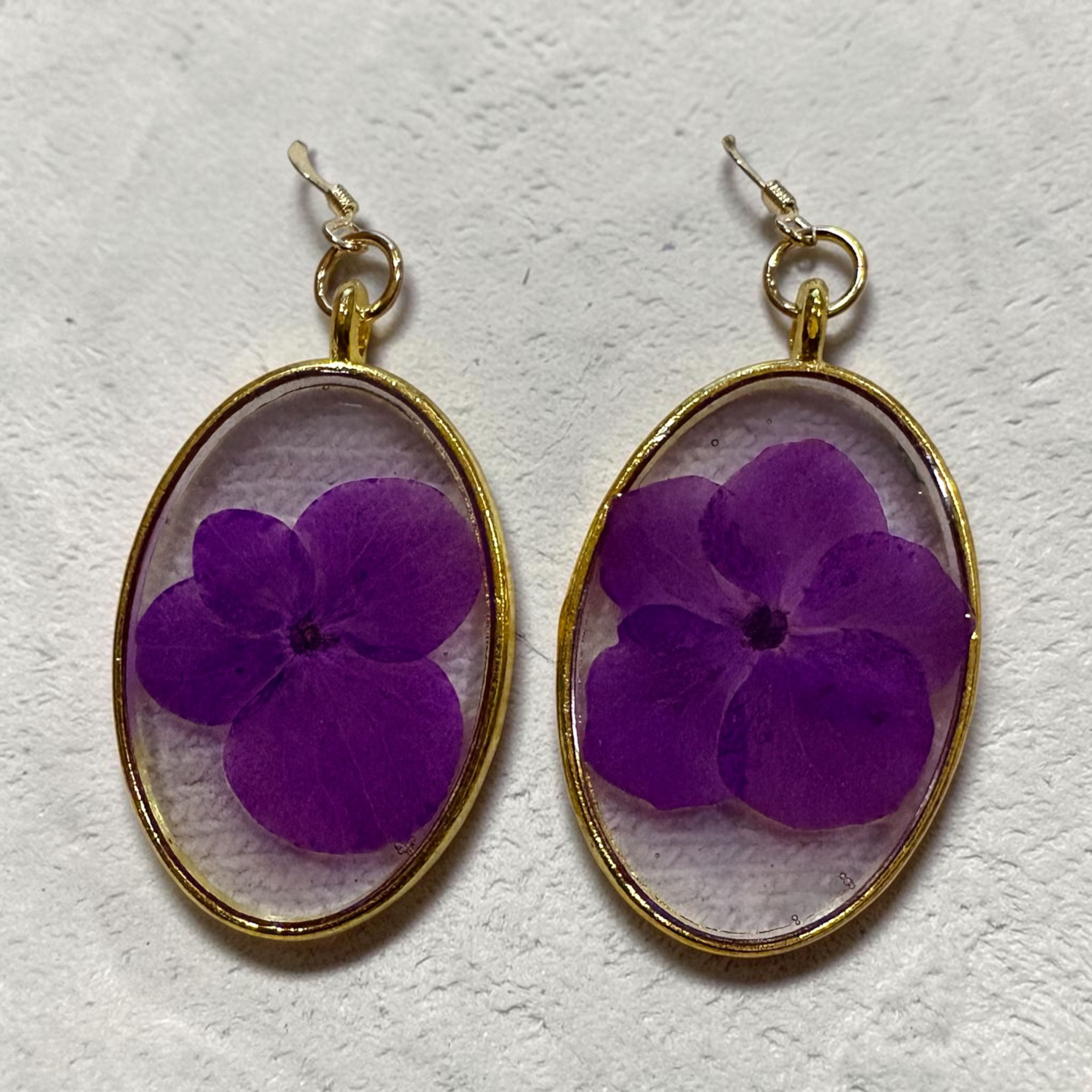 Earrings Flower Dangle