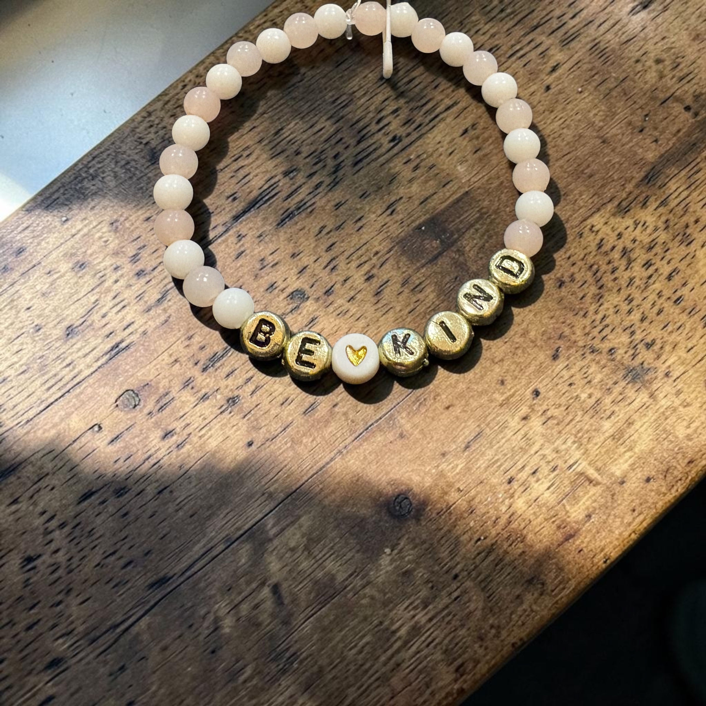 Bracelet Be Kind Pink/Gold