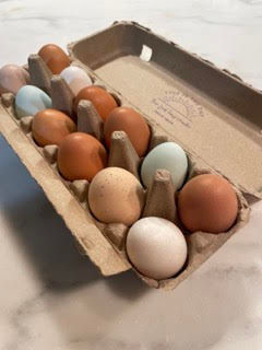 Free-Range, Organic Farm-Fresh Eggs