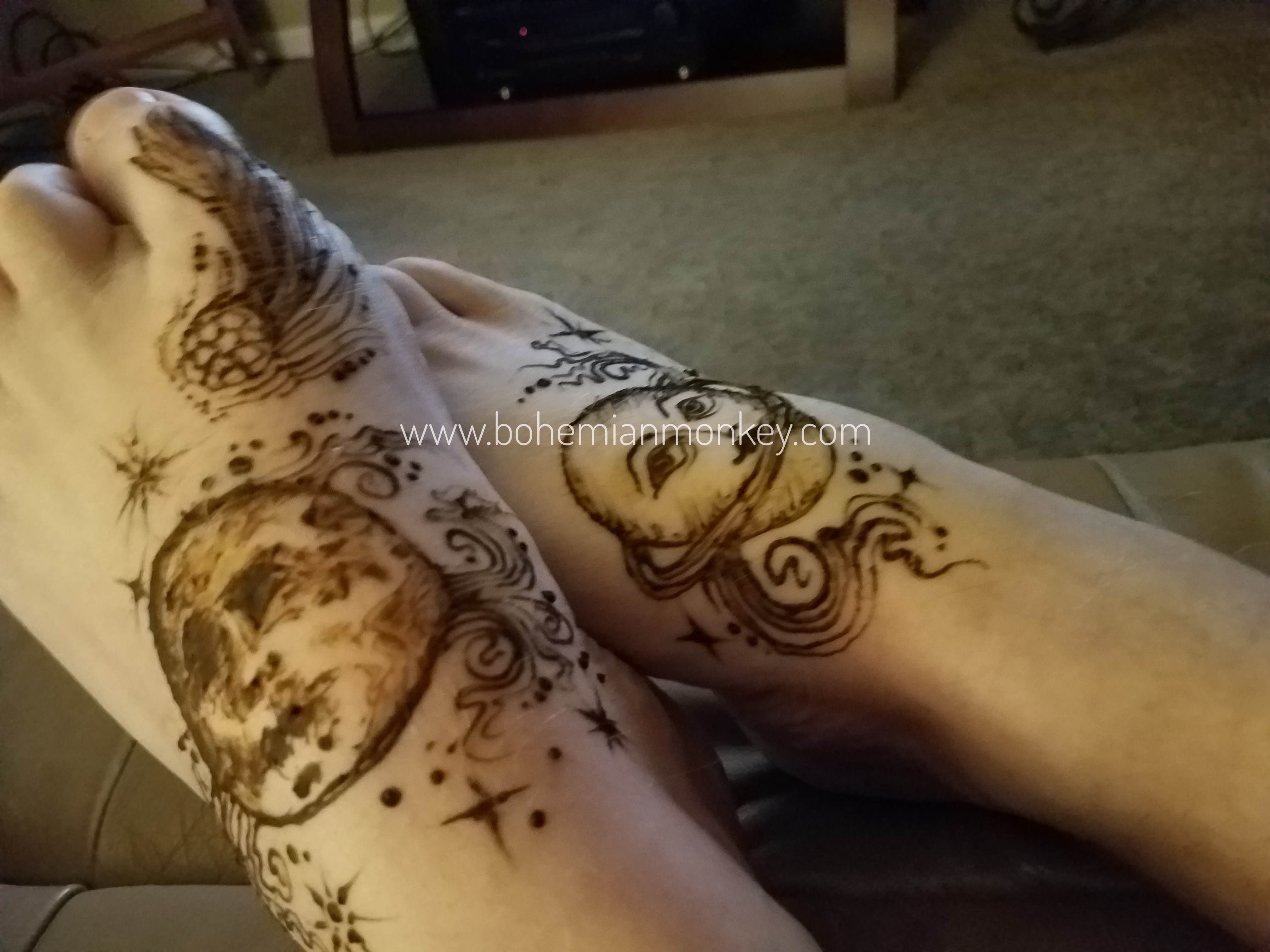 Henna Temporary Tattoos Louisville Ky Bohemian Monkey