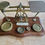 Thumbnail: Antique wood and brass postal scale. Includes weights.