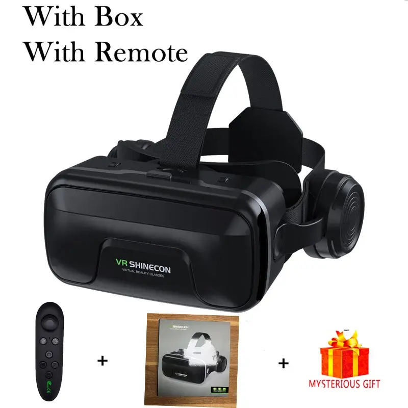 Miniatura: Gafas de realidad virtual 3D Shinecon Viar, teléfonos inteligente.