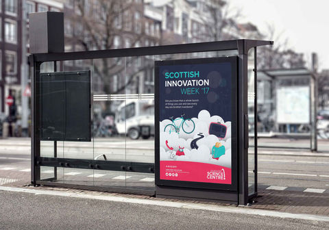 Bus Stop poster, designed by On Brand Studio