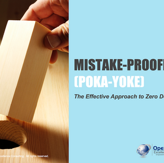 Mistake-proofing (Poka-yoke)