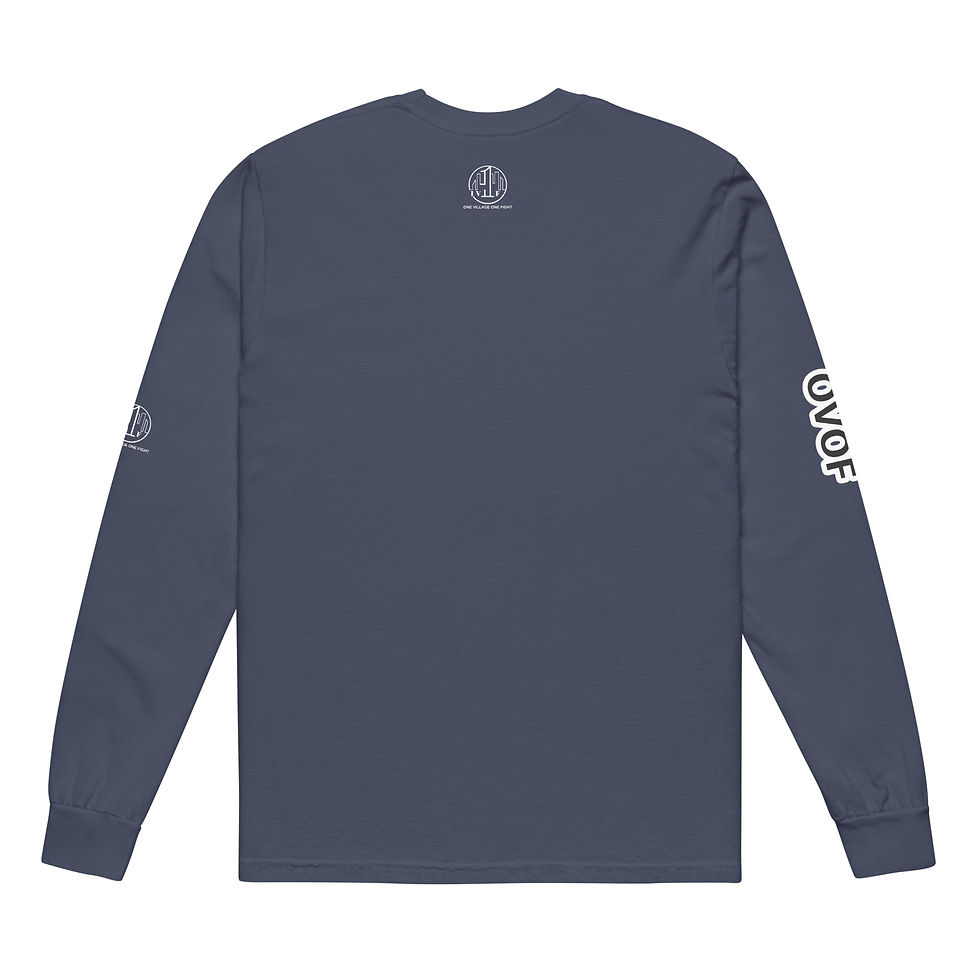 Thumbnail: OVOF Garment-dyed heavyweight long-sleeve shirt