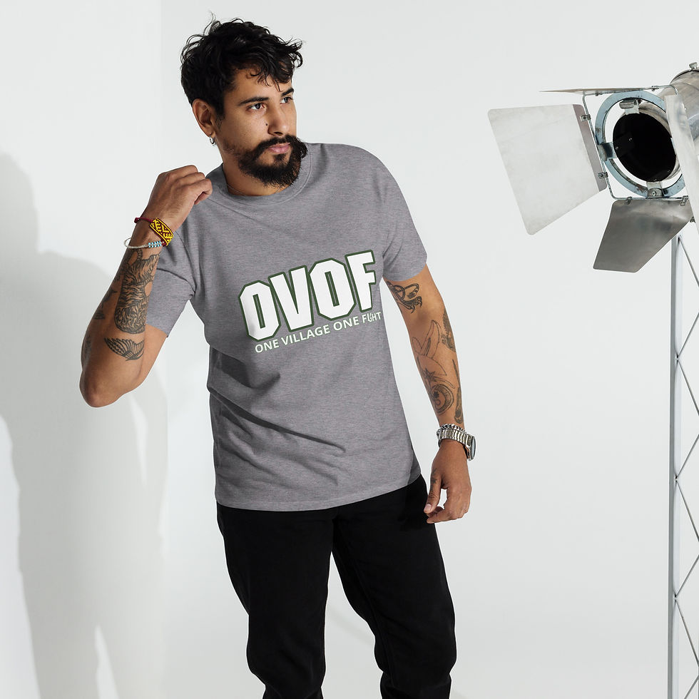 Thumbnail: Men’s  heavyweight OVOF " TOP Soldier 4 GOD" T-shirt