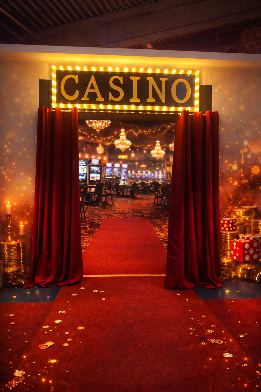 Casino Schilder Beleuchtet