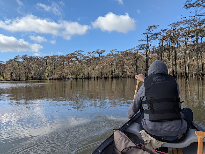 Lake Charlotte on a mild, coastal Texas winter day, December of 16th of 2023.