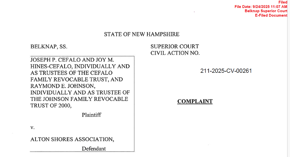New Complaint Filed Against the ASA