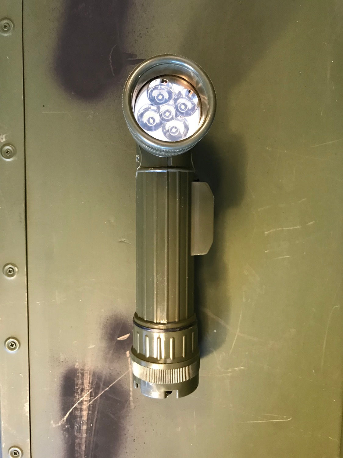 Made in USA field flashlight