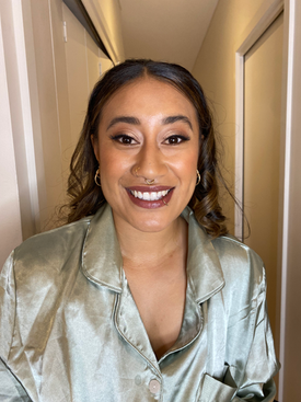 Natural glam event makeup with bronzed glow for special occasion, Adelaide, fijian
