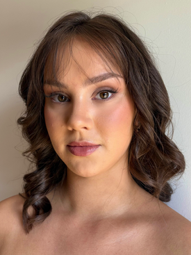 Natural school formal makeup with soft glam finish and glowing skin, Adelaide