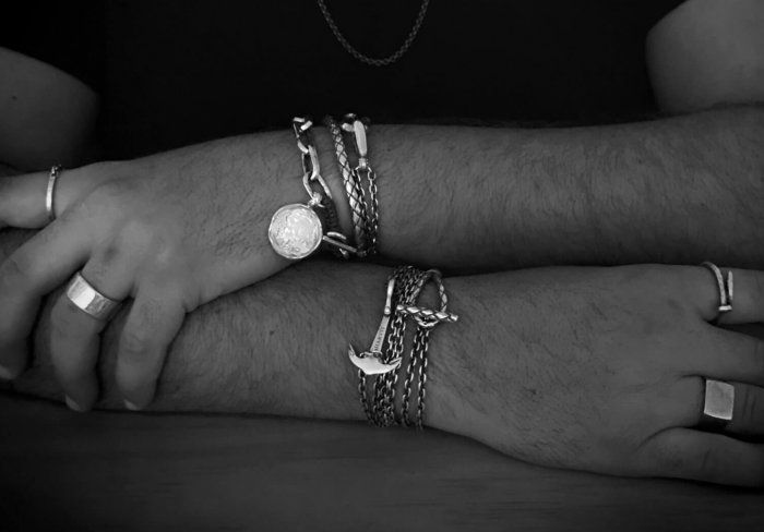 Thumbnail: Anchor Chain Bracelet צמיד עוגן