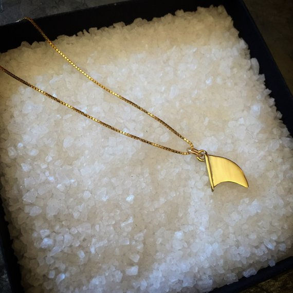 Thumbnail: Surfboard Fin Necklace