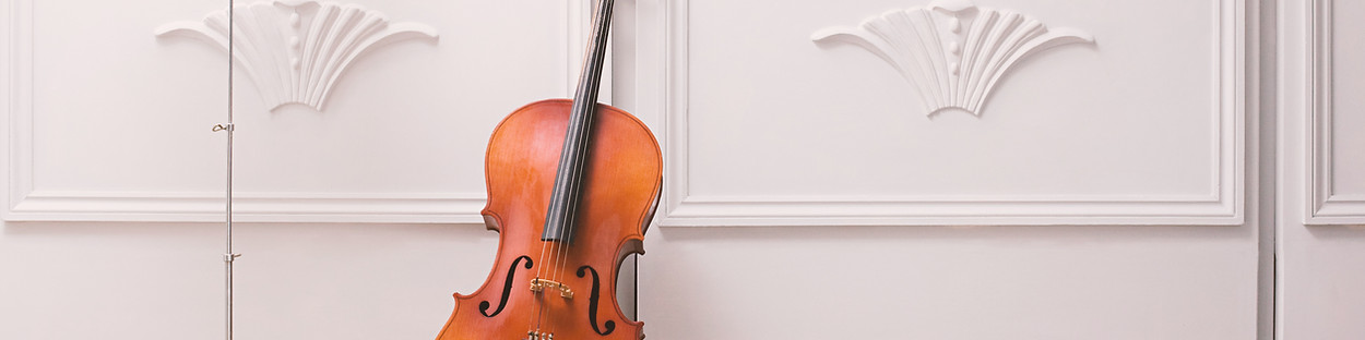 Cello and music stand