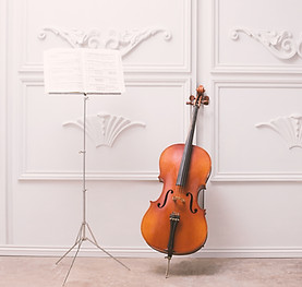 Cello and music stand