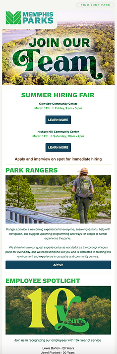 Memphis Parks email