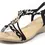 Thumbnail: Womens Diamante Twist Wedge