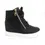 Thumbnail: Womens Hidden Wedge Heel Lace Up Platform Trainers