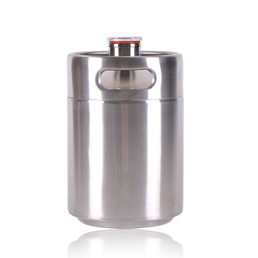 Thumbnail: 1/2 gallon (64oz) Stainless Steel mini-keg