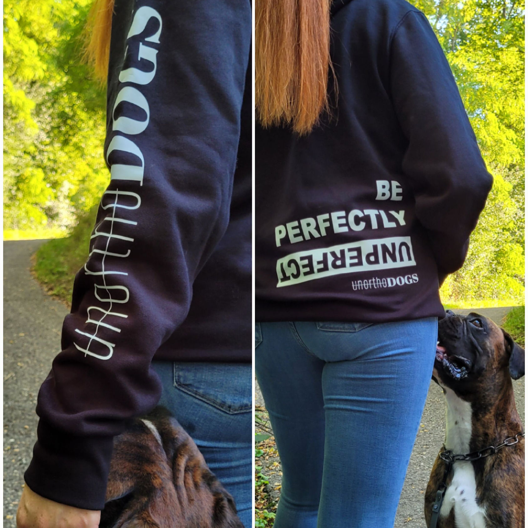 Kapuzen-Hoodie, BE PERFECTLY UNPERFECT