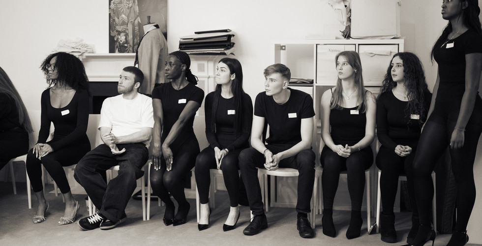 Model discussion with casting coordinators